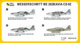 Model Messerchmitt Me 262B/CS-92 Jet Trainer (2v1) MKM144118