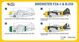 BREWSTER F2A-1 Y B-239 EARLY VERSIONS (2 V 1)