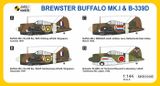 BREWSTER BUFFALO Mk.I &amp; B-339 D FAR EAST SERVICE (2 V 1)