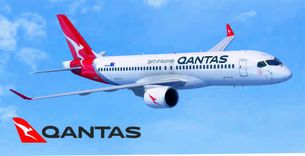AMG 08 Hliníková magnetka - letecká společnost Qantas