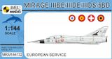 MKM144132 Mirage IIIBE/DE/DS/5BD Two-seater 'European Service'