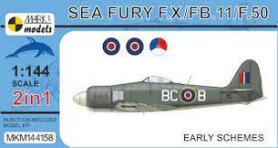 MKM144158 Hawker Sea Fury F.X/FB.11/F.50 ,Počáteční schémata’