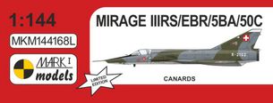 MKM144168L Mirage IIIRS/IIIEBR/5BA/50C ,Canards' 1/144