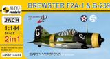 BREWSTER F2A-1 Y B-239 EARLY VERSIONS (2 V 1)