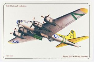 B-17 G Flying Fortress - ALUMCARD