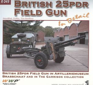 British 25PDR Field Gun in detail