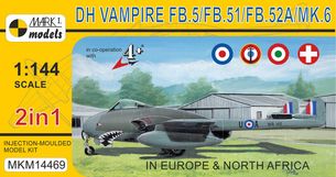 DH Vampire FB.5/FB.51/FB.52A/MK.6 'Evropa a Severní Afrika'