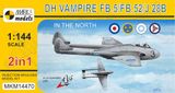 DH Vampire FB.5/FB.52/J 28B 'Služba na severu'