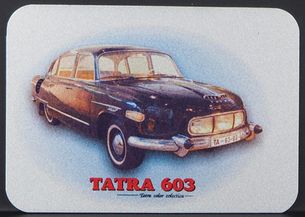 Kovová magnetka - Motív Tatra 603