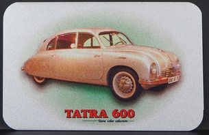 Kovová magnetka - Motív Tatra 600