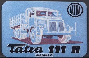 Kovová magnetka - Motív Tatra 111 R