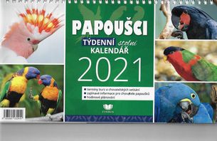 Stolný kalendár 2021 - Papoušci