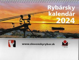 Rybársky kalendár 2024 - stolný kalendár