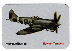 Kovová magnetka - Motív WW II collection - Hawker Tempest