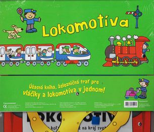 Lokomotíva - Úžasná kniha, železničná trať pre vláčiky a lokomotíva v jednom!