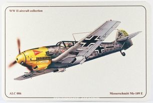 Messerschmitt Me-109 E - ALUMCARD