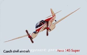 Kovová magnetka - Motív Aero 145 Super