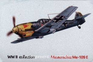 Kovová magnetka - Motív Messerschmitt Me-109 E