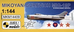 Mikoyan-Gurievich MiG-19P in worldwide service 1/144