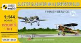 Gloster Gladiator MK.II & Brewster B-239 