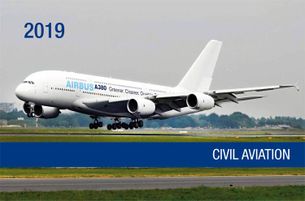 Nástenný letecký kalendár 2019 - Civil Aviation