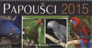 Stolní kalendář Papoušci 2015