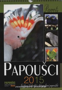Nástěnný kalendář Papoušci 2015