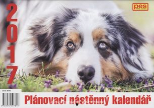Pes přítel clověka - nástěnný plánovací kalendář pro rok 2017