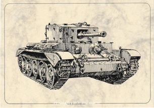 Tank Cromwell Mk IV - Pohľanica