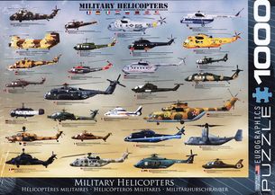 Puzzle 1000: MILITARY HELICOPTERS