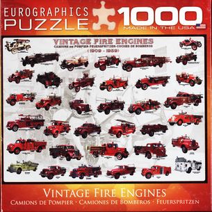 Puzzle 1000: VINTAGE FIRE ENGINES