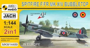 Model Spitfire F/FR Mk.XIV Bubbletop in Europe (1:144)