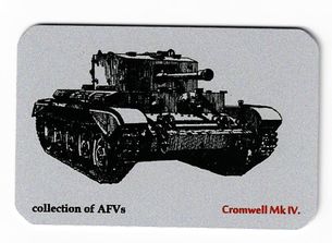 Kovová magnetka - Motív collection of AFVs - Cromwell Mk IV.