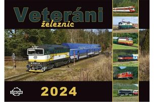 Kalendář 2024 Veteráni železnic - nástěnný