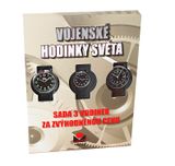 Vojenské hodinky světa - DÁRKOVÉ BALENÍ - sada 3 kusů  dle vlastního výběru
